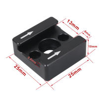 Adaptador De Montaje En Forma De Hueso Frío Con Agujero De Tornillo 1/4" Para Cámara DSLR Digital Rig/Cage/Cheese Plate/Video/Luz Flash/Montaje LCD - details 0