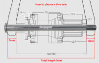 HEPPE Eje De Bicicleta De Titanio Para MTB Y Carretera Ultra Ligero Compatible Con Eje Transversal 12x142 12x148 Para Rueda Trasera Y Horquilla 12x100 12x110 - details 14