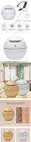 Humidificador De Aromaterapia Para El Hogar Disipador De Aire Vaporizador De Ambiente Aromatizador De Habitación Frescos De Esencia USB Silencioso Con Protección De Apagado Al Agotamiento De Agua - details 4