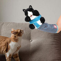 Puppets De Gato Juguetes Interactivos De Peluche Suave Con Empuñadura Para Luchar Diseño Divertido Y Atractivo Para Niños - details 3
