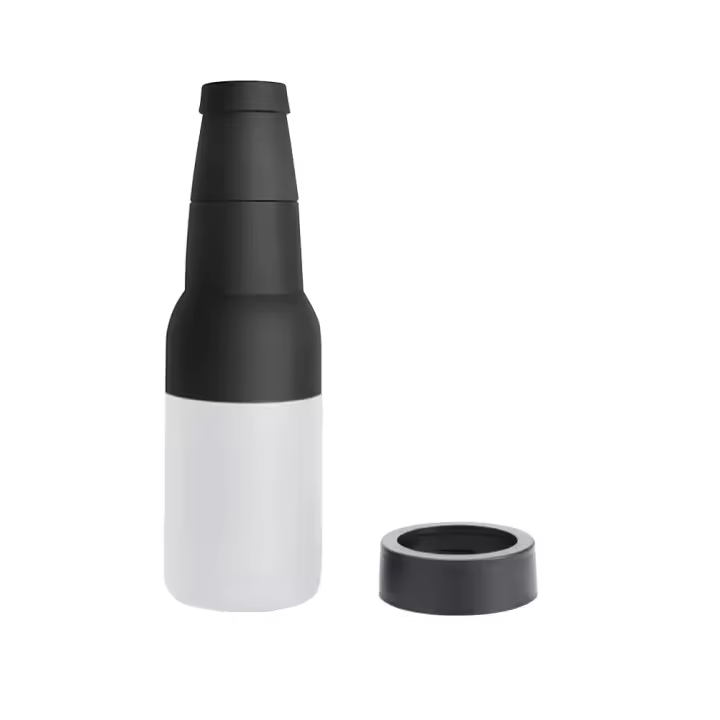 Contenedor De Cerveza Con Abrebotellas Y Aislante De Botella Y Lata Doble Capa Para Hombres Regalo Eco-amigable De Acero Inoxidable - 1