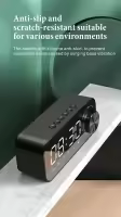 Reloj Despertador with Radio Digital, Altavoz with Bluetooth, Pantalla LED de Hora y Alarma y surface de Espejo para escritorio - details 2