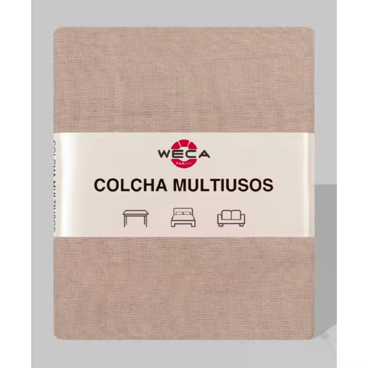 [OFERTA FLASH}Colcha Multiusos Sofá, Cubre cama, Jarapas, Manta Foulard, Plaid para Cama, Cubre sofá, Cómoda Practica y Suave. Algodón 70% Poliéster 30% tamaños 200X270CM - 1
