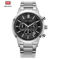 Reloj De Hombre MINI FOCUS Clásico Negocios Casuales Impermeable Cuarzo Acero Inoxidable Pantalla Redonda Antigolpes Correa De Acero - details 6