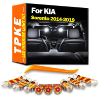 Kit De Luces LED Para Interior De Coche TPKE 9Pc Canbus Para Kia Sorento 2014-2019 Luz De Mapa Maletero Placa De Matrícula Blanco Azul IC Ice 12V 2W Vida Útil 50000 Horas - details 0