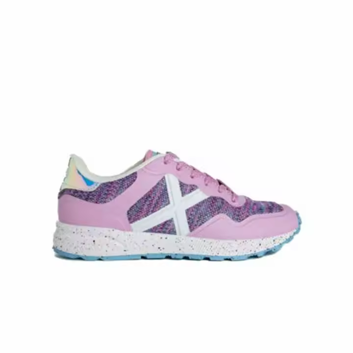 Zapatillas Deportivas Infantiles Munich Fuel Kid 34 Morado - 1