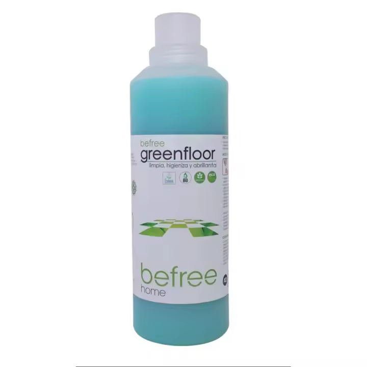 Befree Greenfloor – Limpiador Concentrado Enzimático, Desengrasante, Higienizante y Abrillantador para Suelos (1 L) - 1