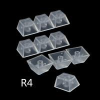 R4 Translúcido ABS Keycap Para Teclado Mecánico Con Iluminación Matte Cherry Gatron Switch Anti-Flaring 6pcs/10pcs - details 3