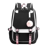 El paño de Oxford hace excurionism la mochila con la carga USB y el Puerto de auriculares para los estudiantes - details 0