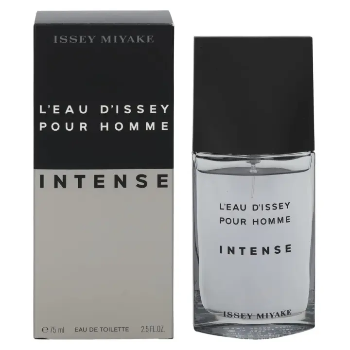 ISSEY MIYAKE L'Eau d'Issey Homme Intense EDT 75 ml - Fragancia Masculina Sofisticada y Duradera para Hombres Elegantes y Únicos - 1