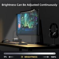 Lámpara De Escritorio RGB LED Para Pantalla De PC Luz De Lectura USB Control De Intensidad Sin Salto Soporte Para Colgar - details 6