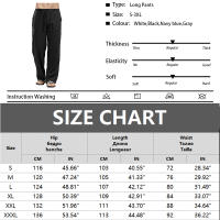 Pantalones Casuales Para Hombre De Talla Grande Con Cintura Elástica Largos Y Ligeros Estilo De Calle Pantalones Rectos Para Primavera Y Verano - details 0