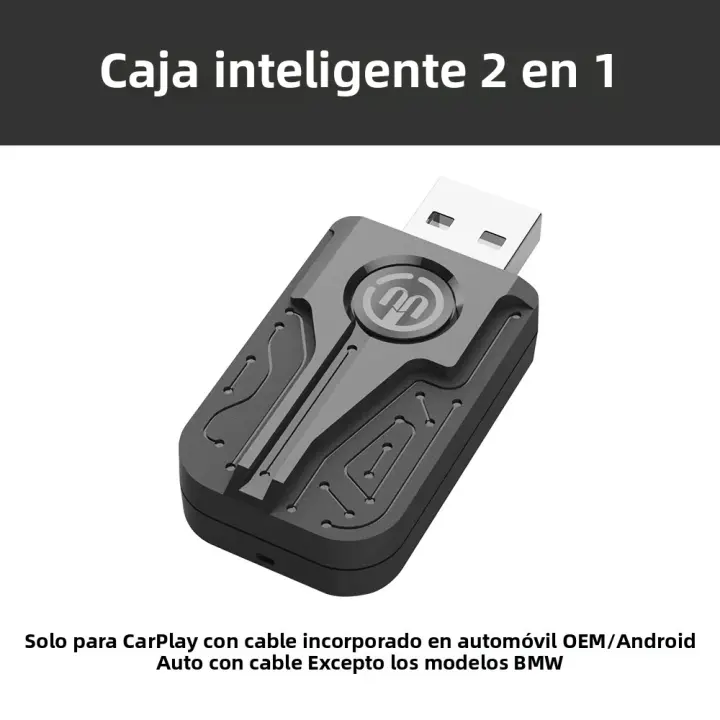 Adaptador Wireless Android Auto Carplay Mini Ai Box Dongle Para VW Audi Toyota Mazda Nissan Chevrolet Suzuki Subaru Kia Ford Opel - 1
