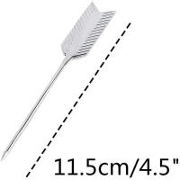 10pcs Palillos De Cocodrilo De Acero Inoxidable Para Cócteles Reutilizables Decoración De Comida Para Frutas Cócteles Fiestas Bodas - details 1