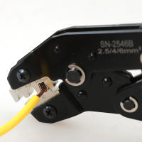 Juego De Acríclines Para Conectores De Cable Eléctrico Herramientas De Crimpado Para Energía Solar 2546B Mini Pliers De Acero Al Carbono - details 6