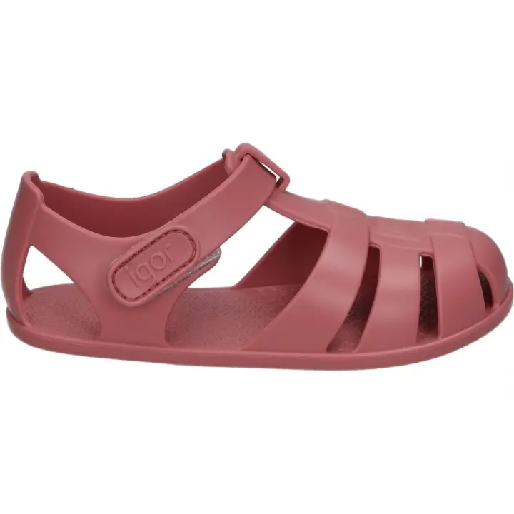 IGOR | Chancletas Cerradas Igor Infantiles – Chanclas en Color Rosa – Piscinas con Cierre de Velcro – Cangrejeras – Máxima Sujeción – Para el Agua – Playa – Piscina – Cómodas – Modelo S10324-383 - 1