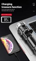 Linterna Táctica LED De Alta Potencia Recargable USB Luz Fuerte Impermeable Torcha Poderosa Lámpara Super Brillante Para Exteriores - details 11