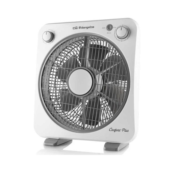 Orbegozo - Ventilador de pie BF 0138 con motor de 40 W, 3 velocidades silenciosas y temporizador de 60 minutos — oferta en Miravia