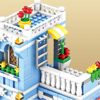 Bloques De Construcción De Hotel Para Niñas Y Niños Serie Ciudad Juguete De Montaje Miniatura Modelo Puzzle Para Niños Y Niñas - details 3