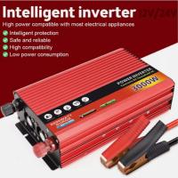 Inversor de corriente para coche de 12 V 220 V, Inversor de onda senoidal modificada de 1000W  3000W, transformador portátil con cargador USB - details 0