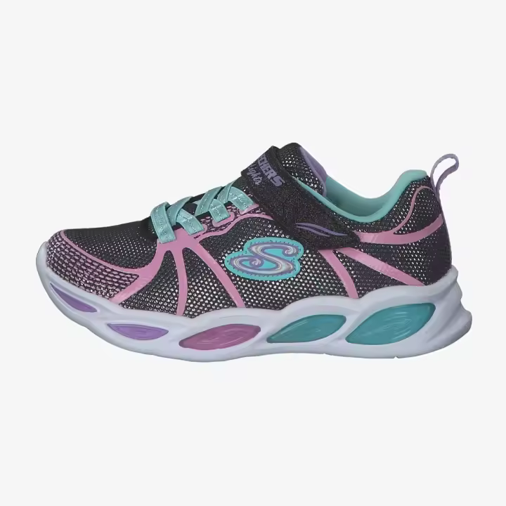 Zapatillas Skechers Shimmer Beams Sport Glow Negro 302042L-Bkmt - 1