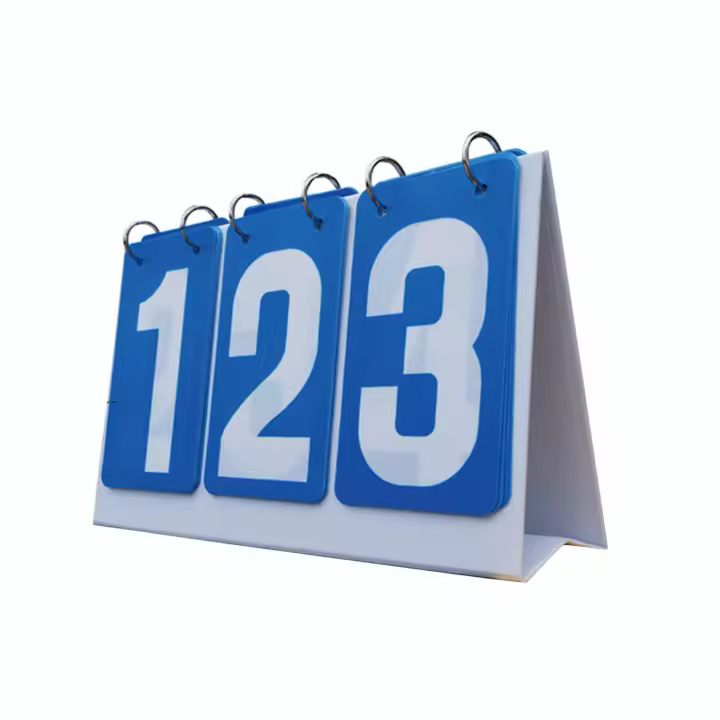 Tablero De Puntuación Tooyful De 3 Dígitos Para Mesa Multipropósito Contador De Puntuación Para Baloncesto Béisbol PVC - 1