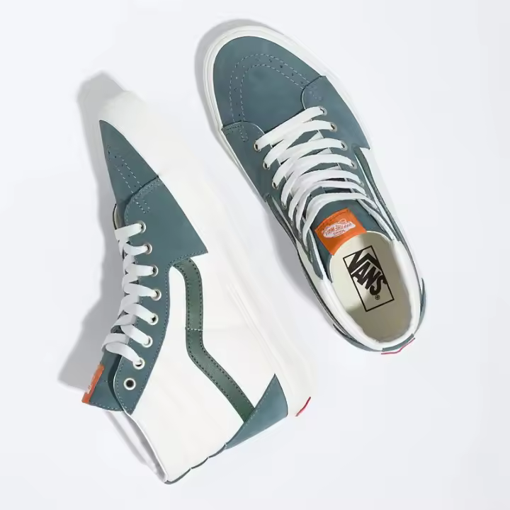 Zapatillas Vans Sk8 hi blanco azul - 1