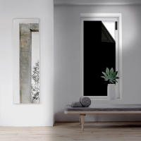 Cortinas De Blackout Completo Mejoradas Con Cinta Mágica Bloqueo De Calor Y UV Desmontable Película De Ventana DIY Cubierta De Ventana Sombreada Cortinas Modernas - details 7