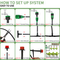 Sistema De Riego Por Drip 5-20M Kit De Riego Para Plantas Con Reguladores Ajustables Para Jardín Micro Riego Sistema De Agua - details 2
