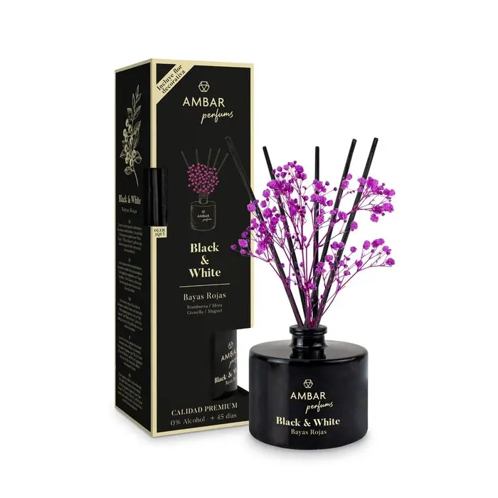 Mikado black & white bayas rojas 40 ml ambar - 1