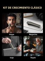 ENCHEN BEARDO Afeitadora Eléctrica Para Hombres Multiusos Corte De Cabello Y Cuerpo Trimmer Facial Con Bloqueo De Seguridad 4 Boquillas Tipo-C Recargable - details 11