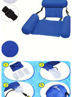Hamaca De Agua Inflable PVC Para Verano Silla De Tendencia Flotante Plegable Para Piscina Deportes Acuáticos Playa Suministros De Piscina - details 4