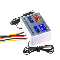 Controlador De Temperatura Digital Dual LED Con Sensor Para Acuarios Incubadores Termostato Eléctrico 220V Precisión ± 1 °C Rango -50 °C~120 °C - details 3