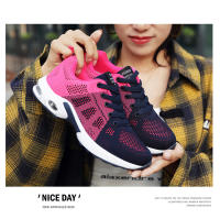 Zapatos Casuales Para Mujer Suela Antideslizante Transpirable De Encaje Y Malla Con Cordones Elásticos Antideslizantes Y Suaves Para Caminar - details 11