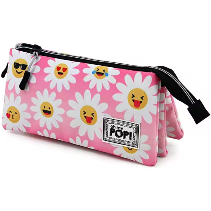 Oh My Pop Karactermania Estuche Rosa con Estampados y Bordado Junior - 1