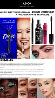 NYX Professional MakeUp | pack Eyeliner Waterproof Epic Ink Liner black + máscara de pestañas On The Rise black + Spray fijador setting Matte 60ml - details 0