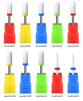 Kit De 4/6 Piezas De Brocas De Uñas De Cerámica Para Taladro Eléctrico Accesorios Para Manicura Eliminación De Esmalte De Gel Y Acrílico - details 1