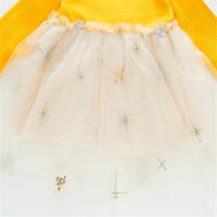 Vestido De Fiesta De Princesa Para Niñas Con Mangas Largas Y Encaje De Lentejuelas Para Primavera Y Otoño Vestido De Cumpleaños Con Lazo Y Tejido Spliced - details 13