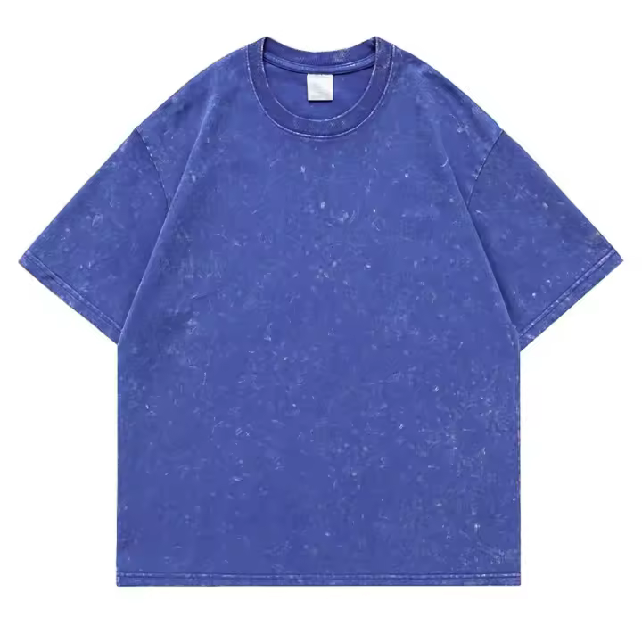 Camiseta Retro Punk 100% Algodón 230g Hombres Mujeres Vintage Manga Corta Hip Hop Suéteres Sueltos Color Sólido Casual Verano - 1