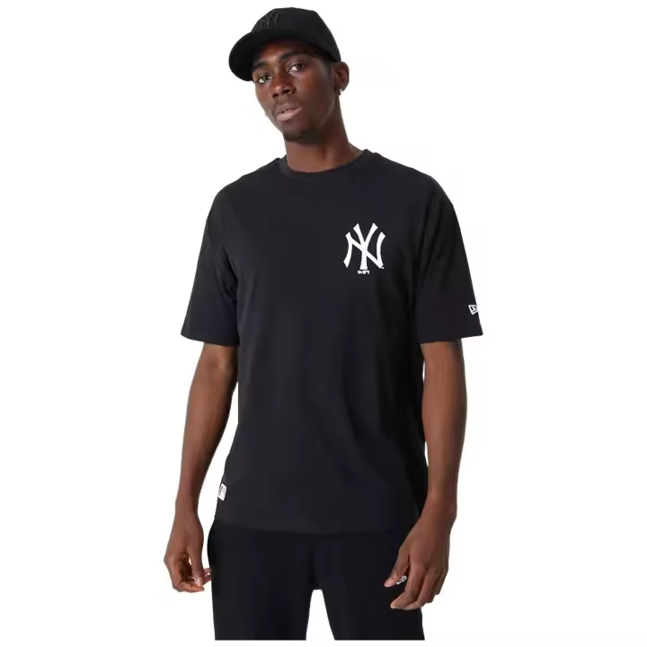 Camiseta de Manga Corta New Era New York Yankees para hombre en color negro - 1