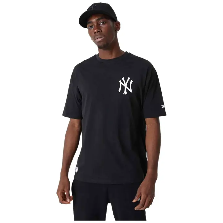 Camiseta de Manga Corta New Era New York Yankees para hombre en color negro - 1