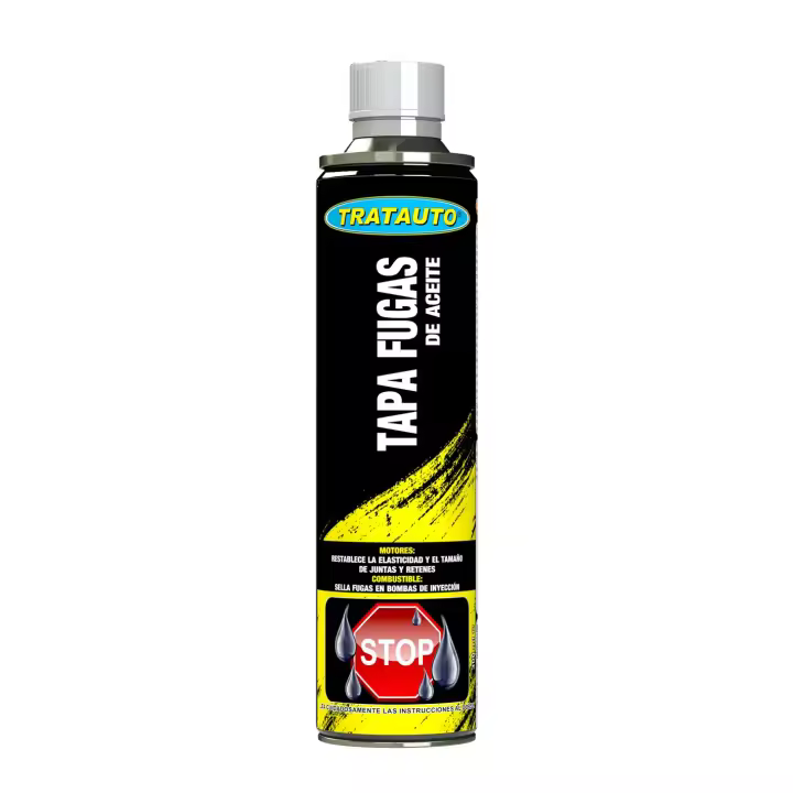 Tratauto Tapa Fugas de Aceite, 300 Ml - Detiene Fugas de Aceite - Restaura Elasticidad de Juntas - 1