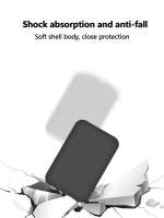 Estuche De Carga Compatible Con Apple MagSafe Original 1 TPU Negro Protector Suave Para Batería Inalámbrica De Carga - details 4