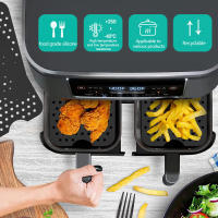 8Pcs Relleno De Asado Multifuncional Con 2 Tapetes De Silicona 2 Estantes De Horno Con Acero Inoxidable Para Air Fryer Y Herramientas De BBQ - details 3