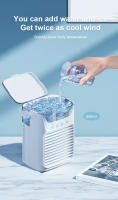 Aire acondicionado portátil silencioso, enfriador de aire pequeño USB, 650 ml, 3 velocidades y temporizador de 2-4-6 horas, 3 niebla fría y 7 luces LED, uso personal en la oficina en casa - details 4