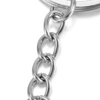 Llavero De Metal En Forma Redonda 25-30mm Con Ojo De Tornillo Para Fabricación De Joyas Y Llaveros Accesorios De Encuentro Unisex - details 7