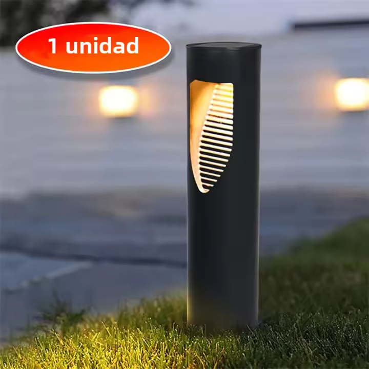 Lámpara Solar Para Jardín Control Inteligente Impermeable Decoración De Camino Luz Nocturna Para Jardín Fuente De Energía Solar ABS LED Moderno - 1