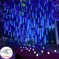 Cadena De Luces LED Meteorito Para Jardín Y Decoración De Navidad 30/50cm 8 Tubos Con Enchufe EU Decoración De Árbol Y Exterior - details 6