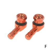 2pcs Valvulas De Rueda Para Motocicleta De Aluminio Aleación Ángulo De 90 Grados Tampa De Tubería Tubeless Stems Para Piezas CNC - details 9