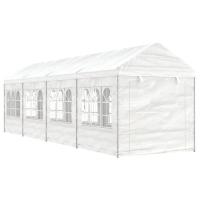 vidaXL Cenador con techo polietileno blanco Dimensiones 2.28 x 2.23 x 2.69 m,  4.46 x 2.28 x 2.69 m,  6.69 x 2.28 x 2.69 m y mas - details 4